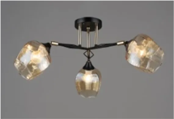 3786/3 BK+FGD (4) Люстра (RL)