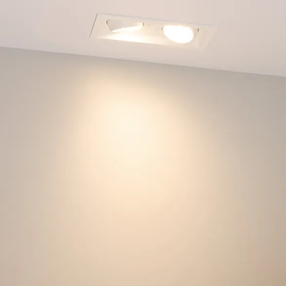 Светильник MS-VORTEX-BUILT-S170x90-2x12W Warm3000 (WH-WH, 40 deg, 230V) (Arlight, IP20 Металл, 5 лет) 057761
