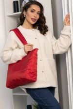 Сумка-шопер стеганая (красная) СШ06-46 LT Collection