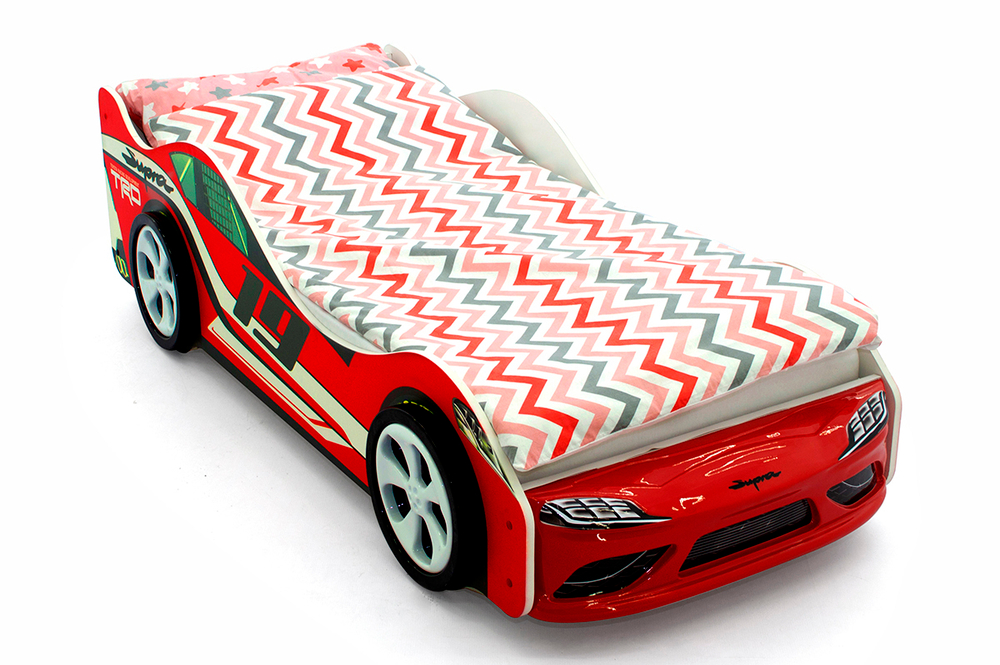 Кровать-машина Бельмарко Супра красная