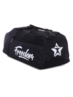 Сумка спортивная ProfSport Freedom (сумка-рюкзак) черно-белая