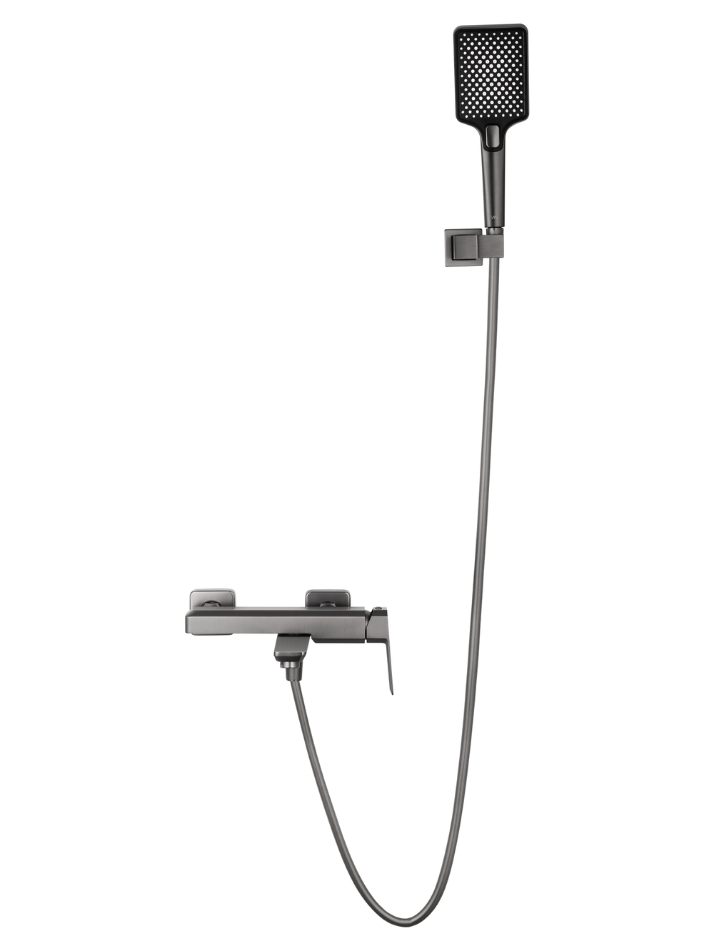 Смеситель для ванны с душем WONZON & WOGHAND DIAMOND, Темный графит (WW-88639011-BGM)