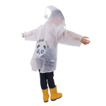 Дождевик с капюшоном, черный, размер M