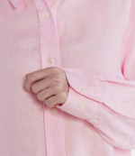 Льняная рубашка Sams\u00f8e Sams\u00f8e - пудро-розовый(F24100188)