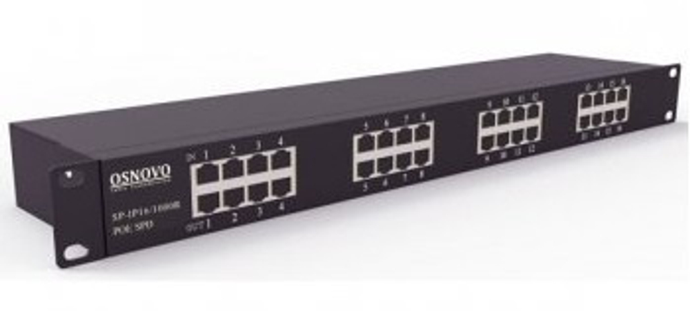 Грозозащита OSNOVO SP-IP16/1000PR