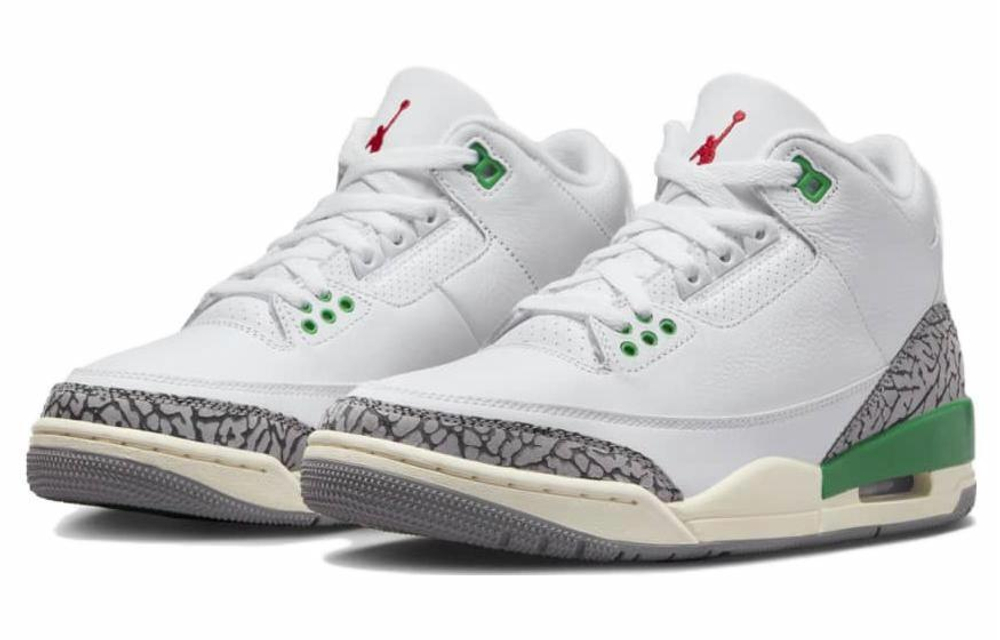 Кроссовки Jordan Air Jordan 3 Retro "Lucky Green" (Женская размерная сетка)