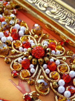 Ии-71 Набор для вышивания хрустальными камнями Святая Агафия