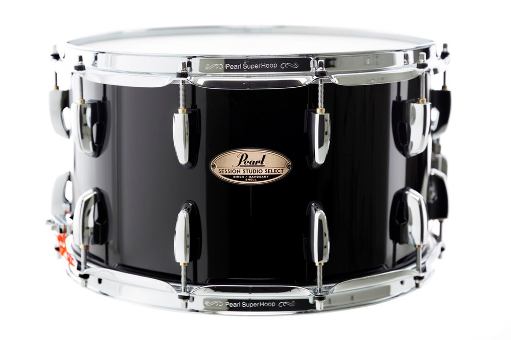 Малый Барабан Sts 14"Х8", Берёза/ Красное Дерево, Цвет Solid Black Pearl Sts1480S/ C103