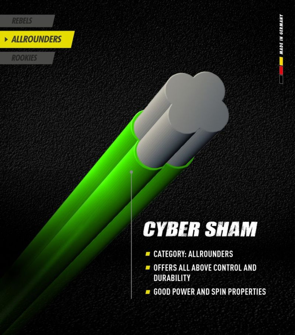 Теннисные струны Topspin Cyber Sham (200m)