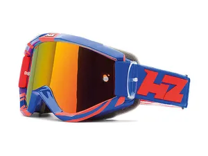 Очки кроссовые HZ Goggles King Blue-Orange 31WH50, цветная + прозрачная линза