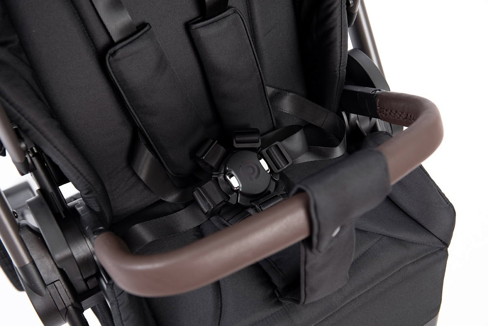 Детская коляска Peppy Monaco Thermo 3 в 1 с автокреслом First Black