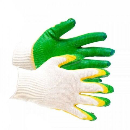 Перчатки хб на основе латекса