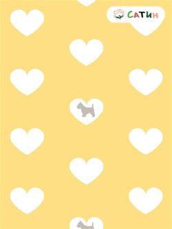 Постельное белье Milky Garden "Dogs (сатин)/Жизель (сатин)" 1,5-сп  Наволочка 50х70 см 2 шт  Простынь  150х215 см  Пододеяльник 145х215 см