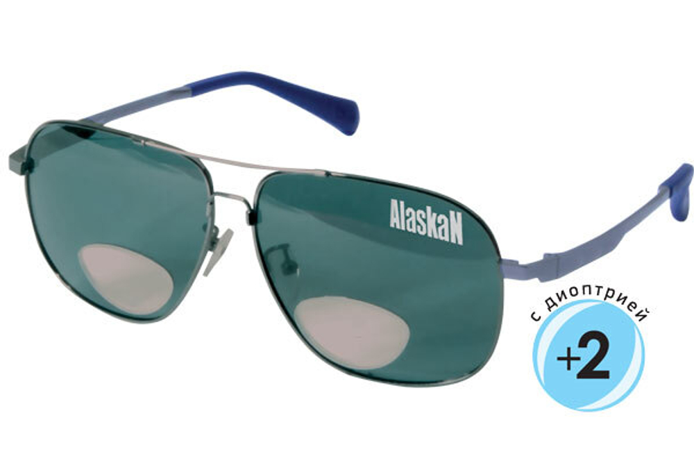 Очки поляризационные Alaskan AG21-06 Stikine green "diopter +2.0"