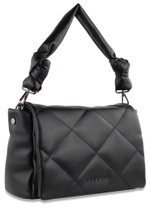 Фото сумка наплечная женская BUGATTI Cara черная полиуретан с гарантией