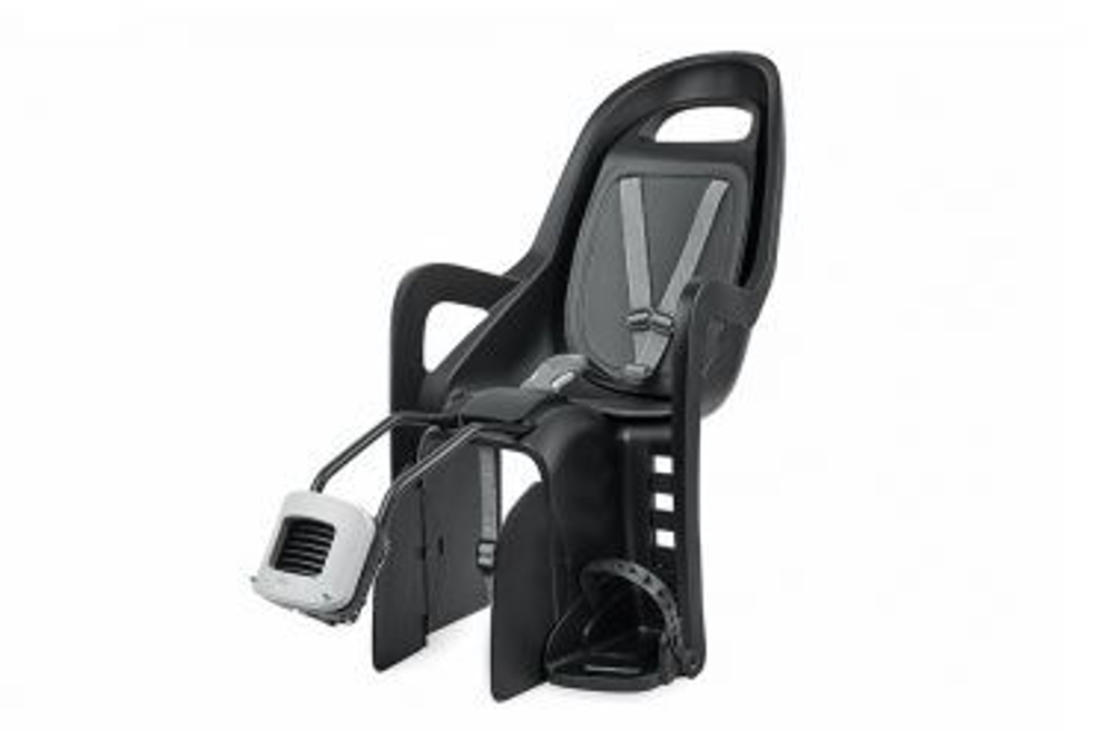 Детское кресло заднее Polisport GROOVY MAXI FFS SF & 29" крепление на подседельную трубу, black/dark