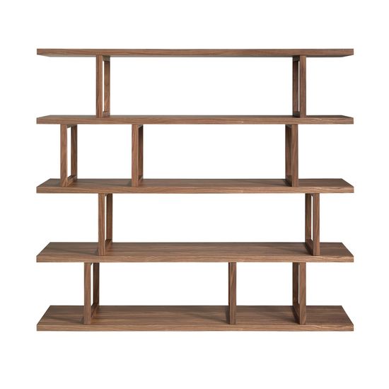 Прямоугольный стеллаж 3294 из орехового дерева