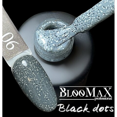 Гель-лак BlooMaX Black Dots 06, 8 мл