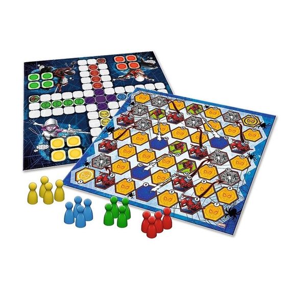 GAME 2 in1 Ludo / Snakes and Ladders Spider-Man