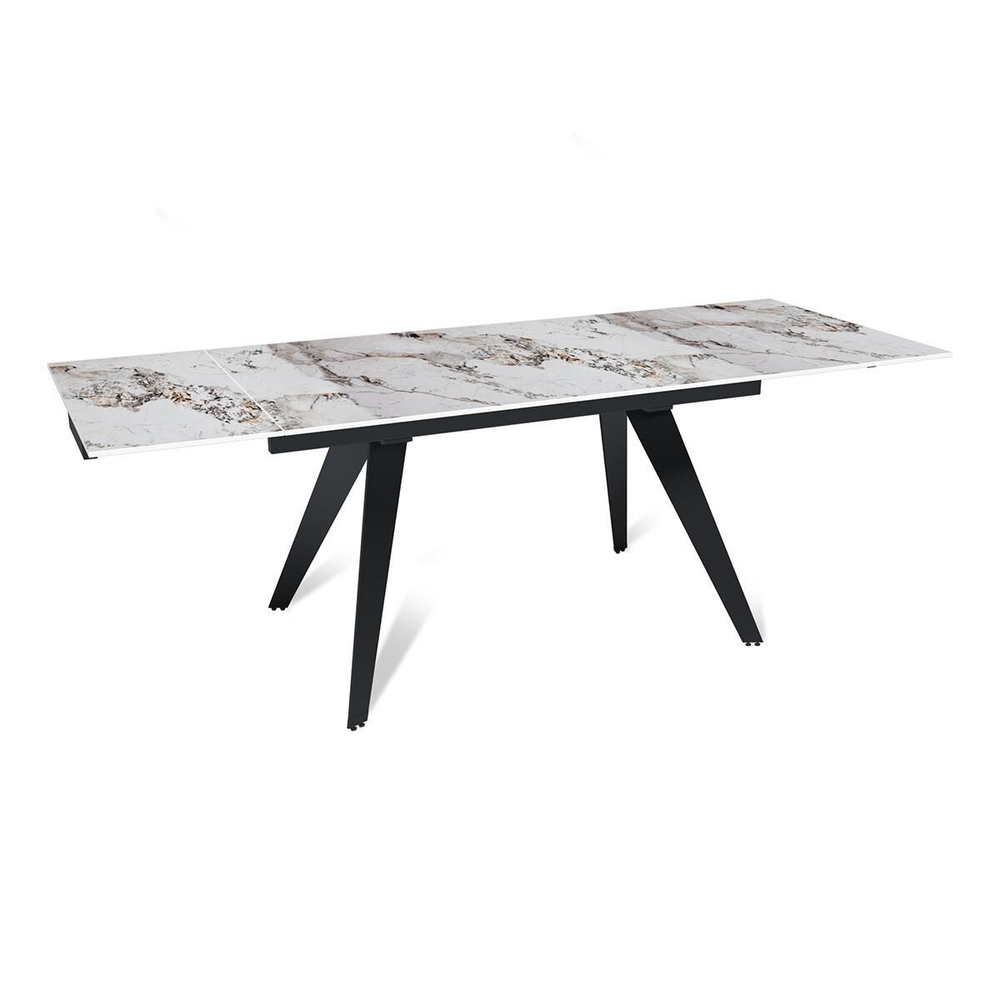 Стол раскладной Rhein (140+40+40), керамика глянцевая Pandora