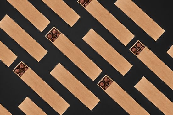 Упаковка для 18 шоколадных конфет