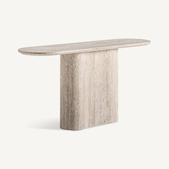 Консольный столик Thiennes из травертина