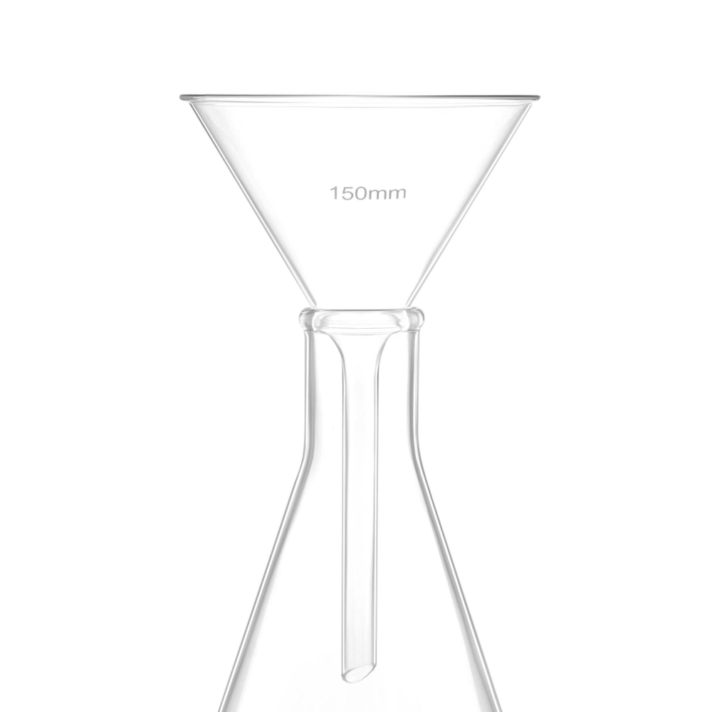 Воронка стеклянная конусная, 150 мм