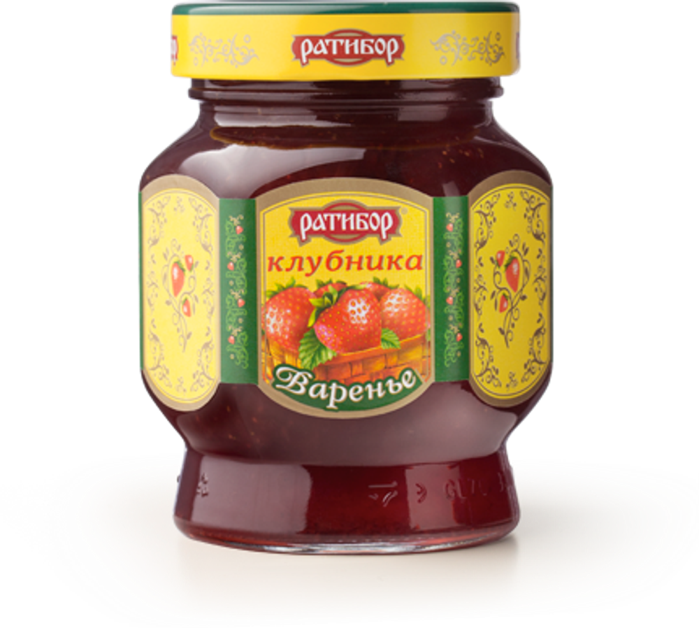 Варенье Клубника, Ратибор, 400г