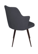 Стул поворотный на 360 градусов Hunt ромб, бархат 03 / чёрный конус