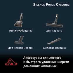 Пылесос с контейнером Tefal Silence Force Cyclonic TW7260EA