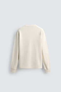 ZARA ФУТБОЛКА С НОМЕРОМ, ЭКРЮ