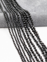 Шпинель черная натуральная, шар в огранке