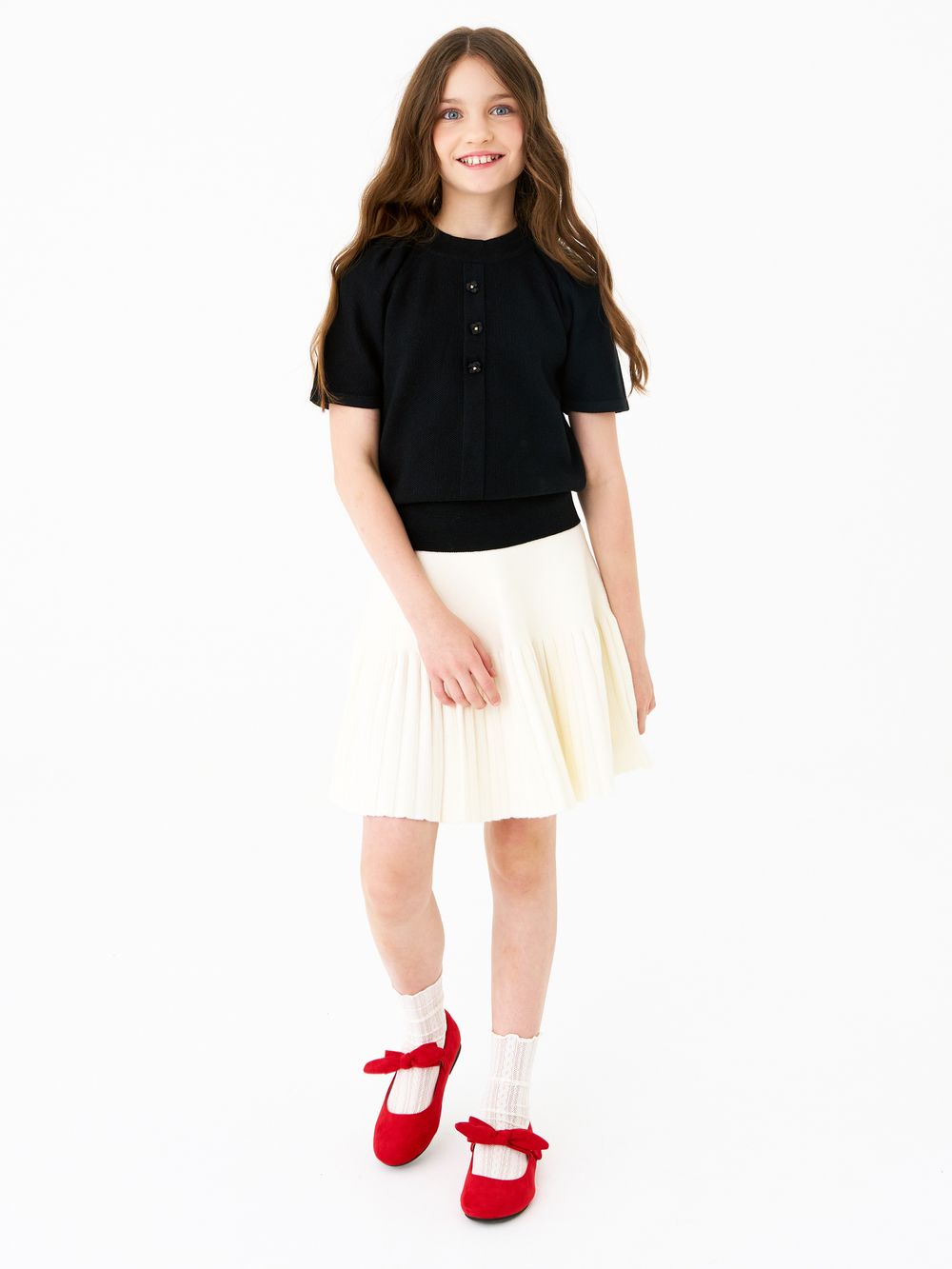 Джемпер для девочки AT1373 черный