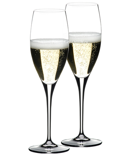 Riedel Бокалы для шампанского Champagne Glass Heart to Heart 330мл - 2шт