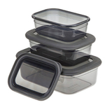 Набор ёмкостей для продуктов РЕСПЕКТ (0,4л+0,7л+1,2л) графитовый М1264