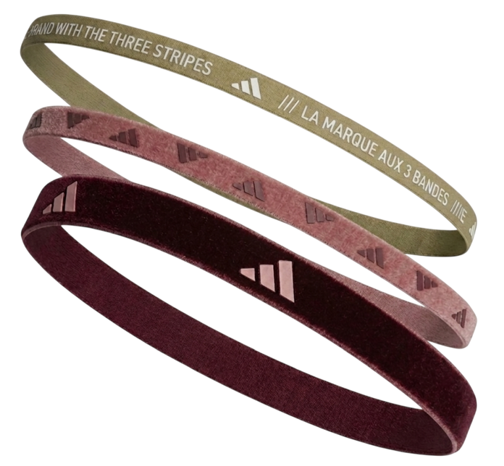 Band Adidas Multiple Width Training 3PP - maroon/magic mauve/halo green/white