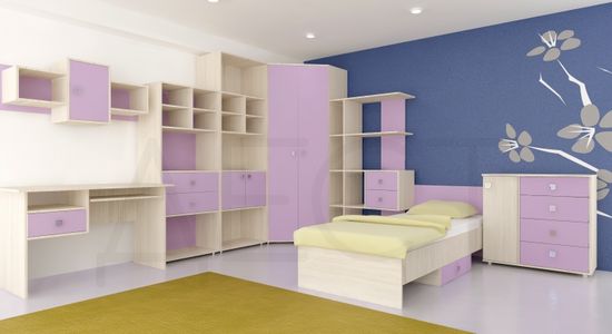 Шкаф угловой ДЖЕРСИ левый