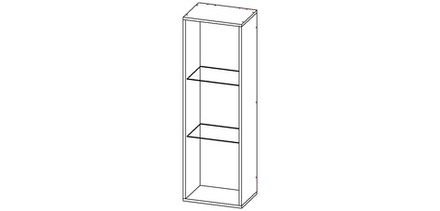 Пенал навесной Оникс-4