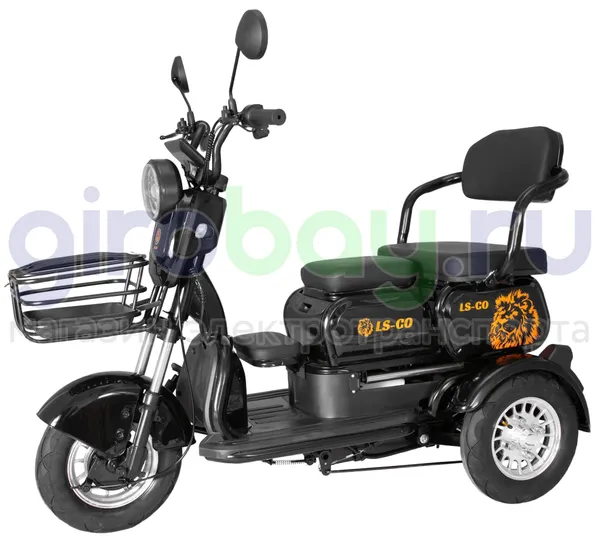 Электроскутер LS-CO KTX 1000W (60V/20Ah) - Черный фото №2