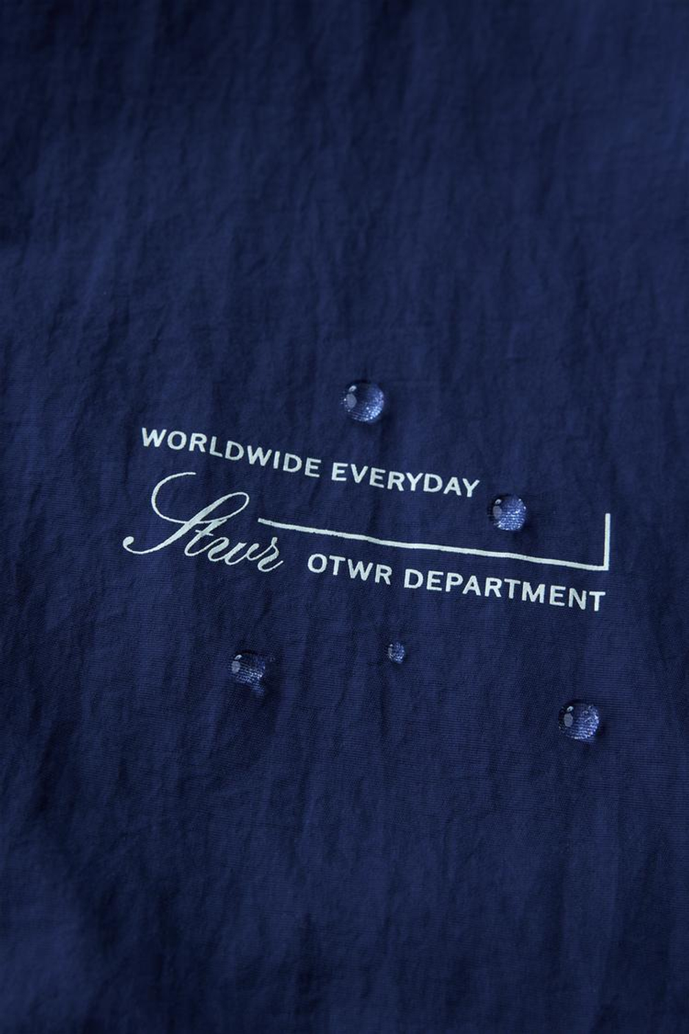 ZARA ВЕТРОВКА ИЗ ВЫСОКОТЕХНОЛОГИЧНОЙ ТКАНИ, СИНИЙ