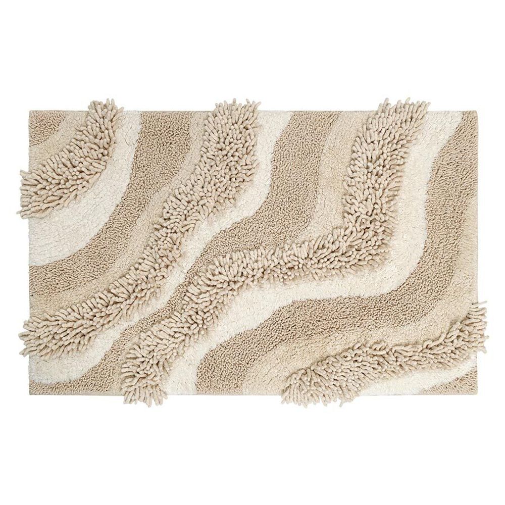 Коврик для ванной Sands бежевого цвета из коллекции Ethnic, 50x80 см