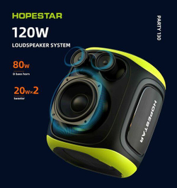 Караоке колонка Hopestar Party 130 с микрофоном мощный бас, стильный дизайн и полная свобода звука