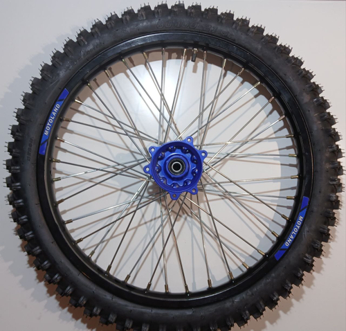 Колесо переднее в сборе с антибуксатором 80/100-21 под ось Ф15мм Мотоцикл XT250HS