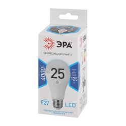 Лампочка светодиодная ЭРА STD LED A65-25W-840-E27 E27 / Е27 25Вт груша нейтральный белый свет
