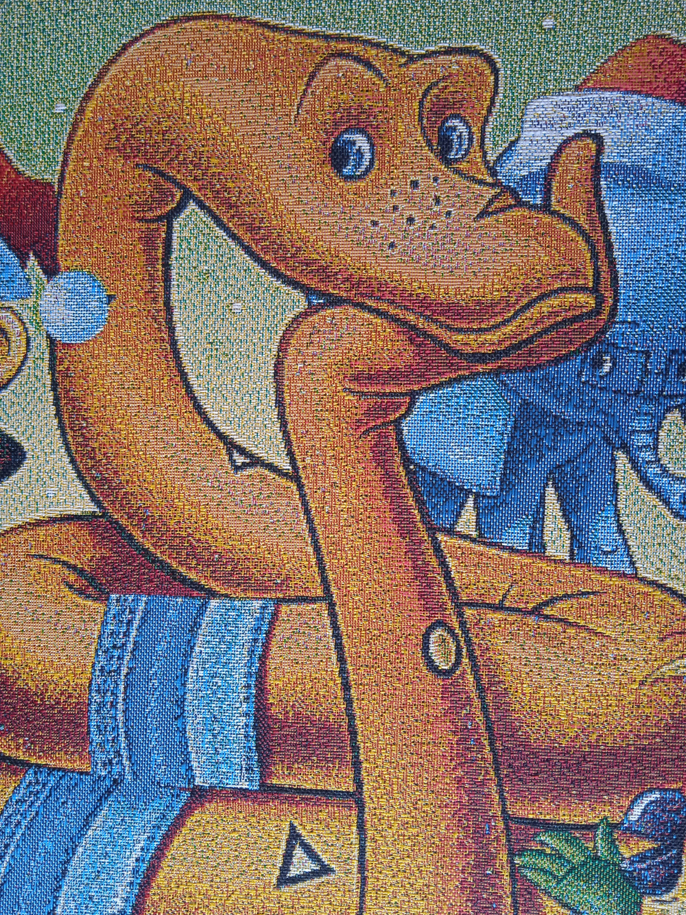 Календарь из гобелена на 2025 год 38 попугаев 38х72