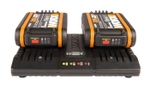 Комплект WORX WA3611: Двойное зарядное устройство WA3883