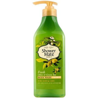 KeraSys Гель для душа «оливки и зеленый чай» - Shower mate fresh olive & green tea, 550мл