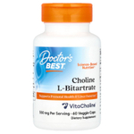 Doctor's Best, L-битартрат холина, 60 растительных капсул (275 мг в капсуле)