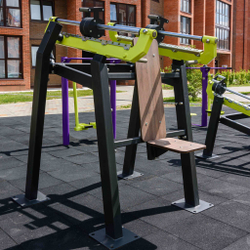 Force-2801 Уличный тренажер Жим вверх с переменной нагрузкой ZAVODSPORTA