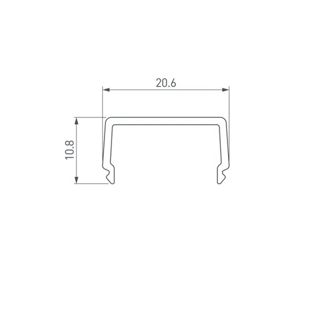 Экран ARH-WIDE-B-H20-2000 Square OPAL (Arlight, Пластик) 026039